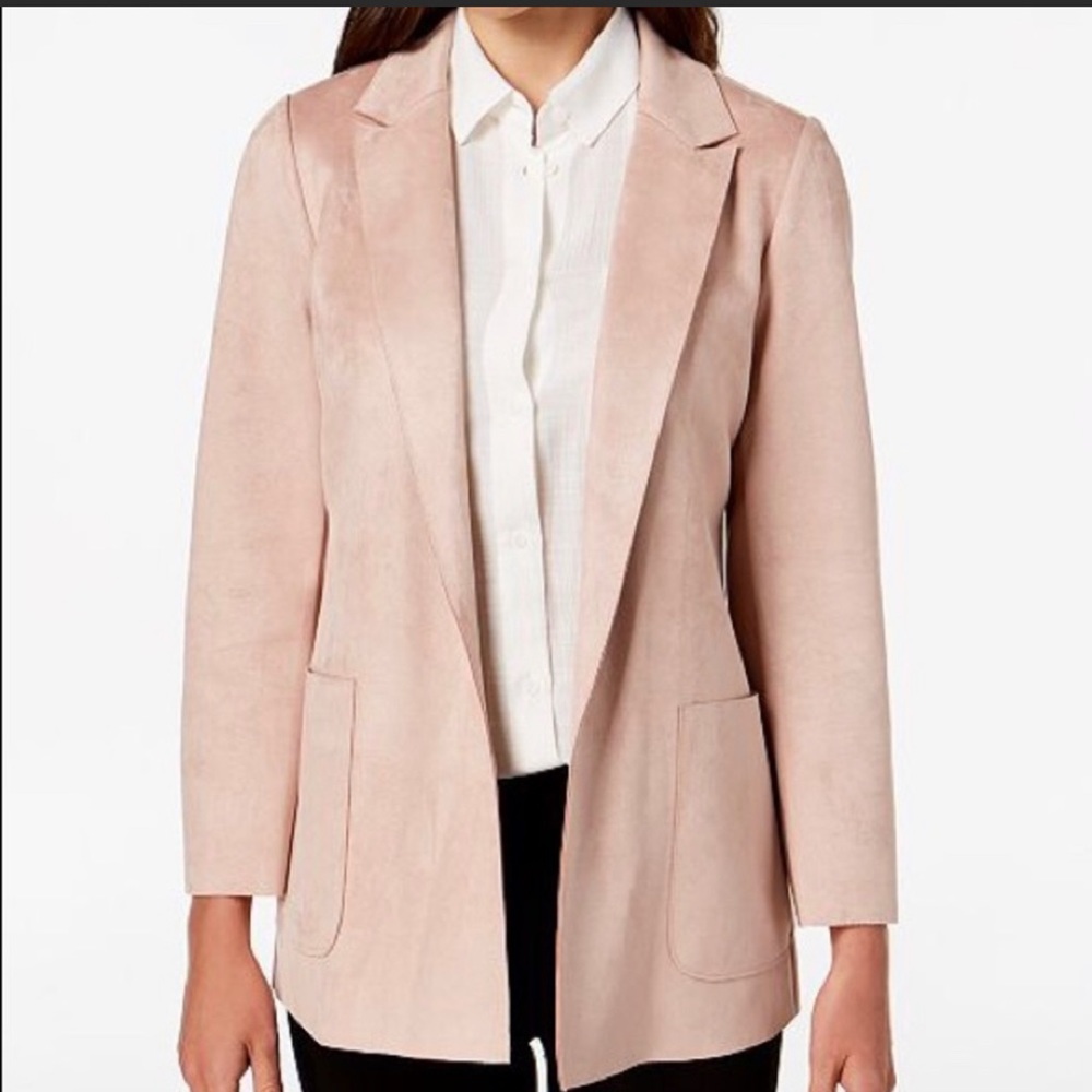 Zara soft pink blazer/ jacket (NWOT)